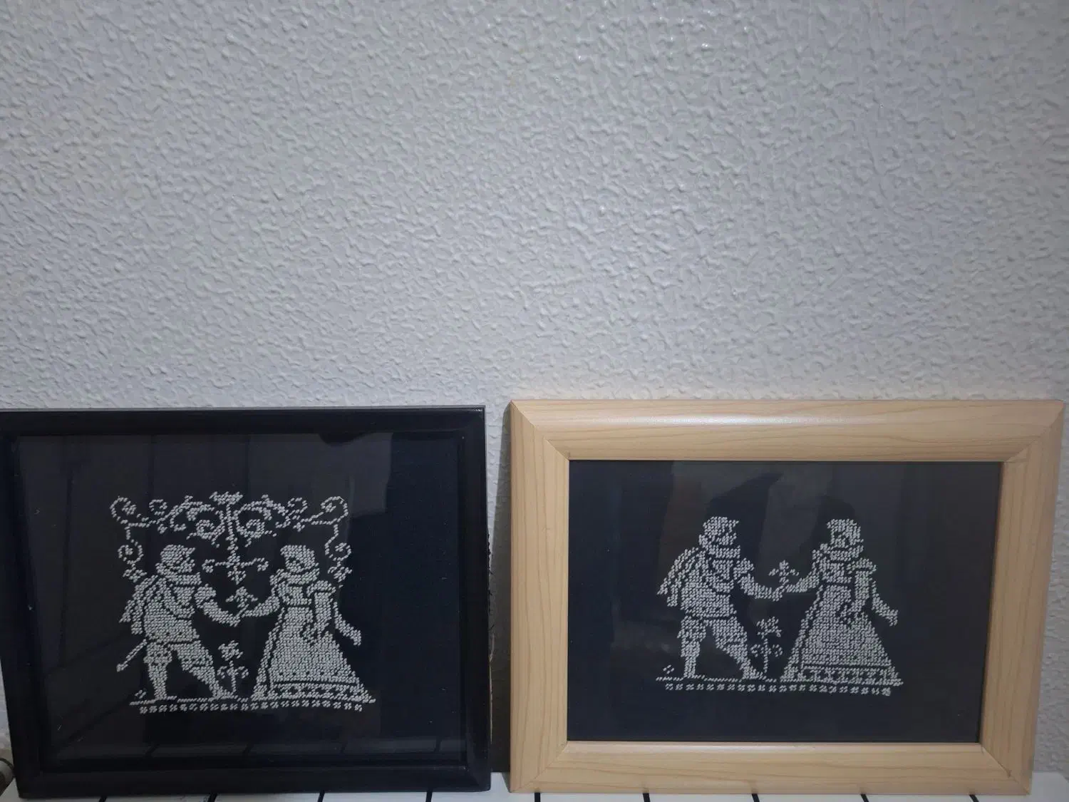 چند عدد تابلوی شماره دوزی و یک تابلو نوشته|تابلو، نقاشی، عکس|شاهین‌شهر, مورچه خورت|دیوار