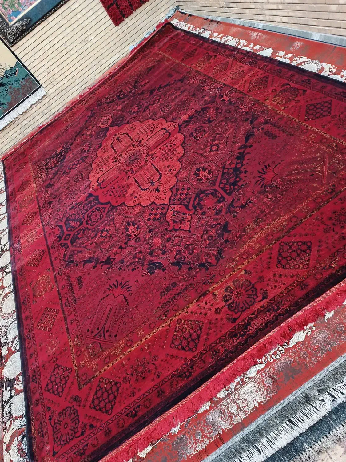 دو عدد ۹ متری جفت ۷۰۰ شانه طرح دستباف|فرش|مشهد, نکاح|دیوار