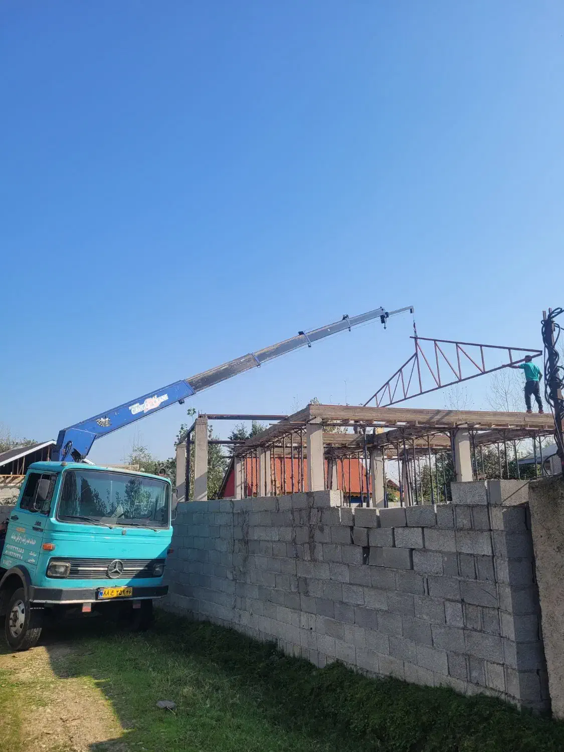 جرثقیل دکل بلند|خدمات حمل و نقل|رشت, جانبازان|دیوار