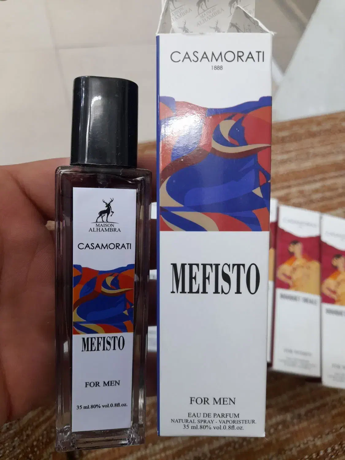 ادکلن کازموارتی قرمز و ابی|آرایشی، بهداشتی، درمانی|خرم‌آباد, |دیوار