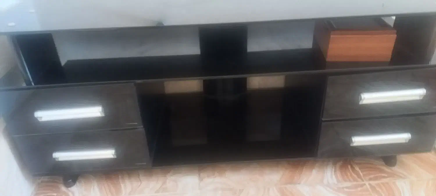 میز تلوزیون شیشه آیی ترکی|میز تلویزیون|گنبد کاووس, |دیوار