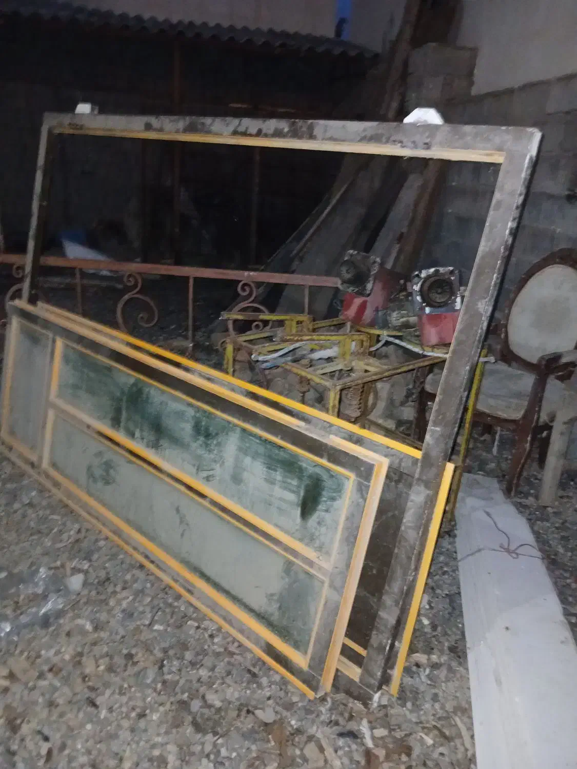 مشعل درالومنیم نرده اهنی ایرانیت وتخته کار ۴متری|مصالح و تجهیزات ساختمان|رامیان, |دیوار