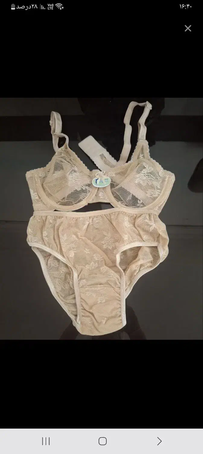 ست فانتزی توری فنردارسایز۷۰و۷۵|لباس|همدان, |دیوار