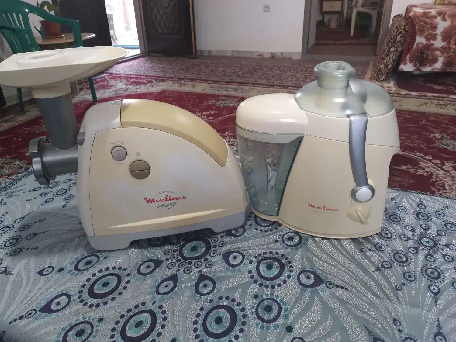 آبمیوه گیری اسپانیائی وچرخ گوشت فرانسوی  مولینکس|آبمیوه‌گیر و آب‌مرکبات‌گیر|بهشهر, |دیوار