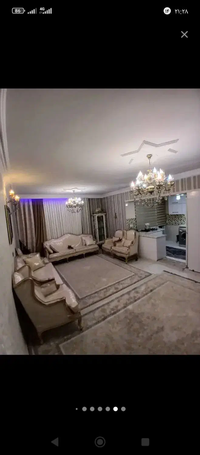 یک دستگاه واحد آپارتمان دو خوابه ۷۵ متری