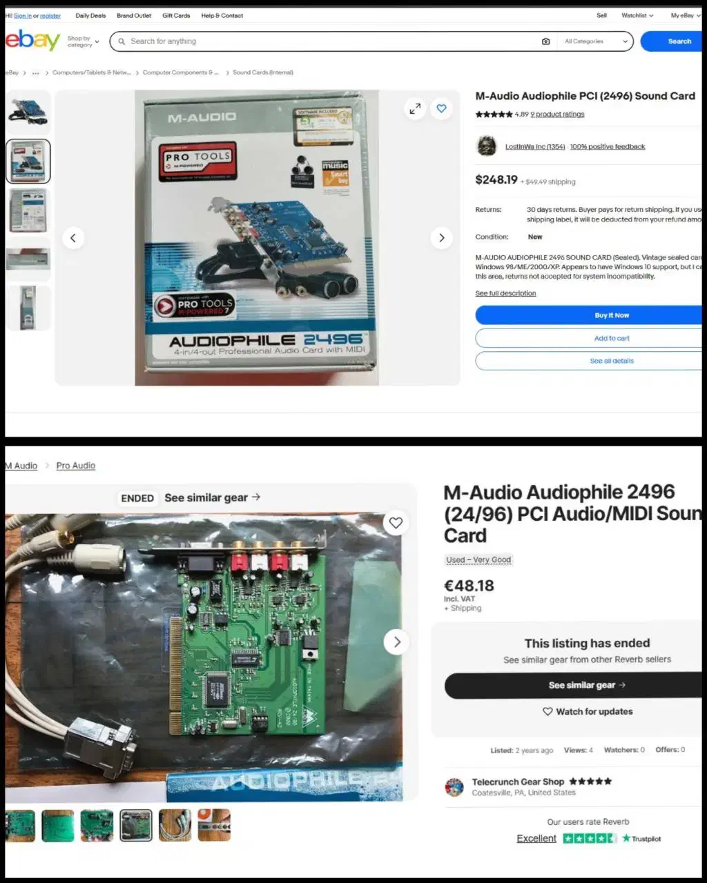 کارت صدای اینترنال M-Audio|قطعات و لوازم جانبی رایانه|کرج, فاز ۳ مهرشهر|دیوار