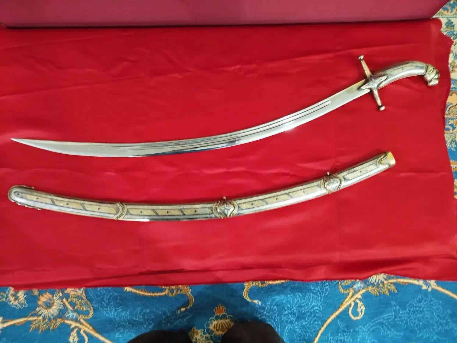 شمشیر کلکسیونی نقره ،طلا|کلکسیون اشیاء عتیقه|کرج, اصفهانی‌ها|دیوار