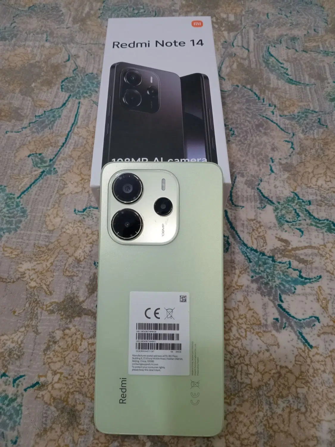گوشیredmi note14|موبایل|آبیک, |دیوار