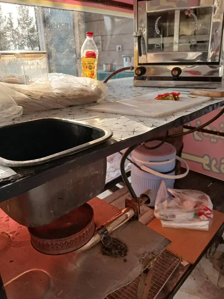 گاری چهار چرخ بساط تنوری|فروشگاه و مغازه|صباشهر, |دیوار