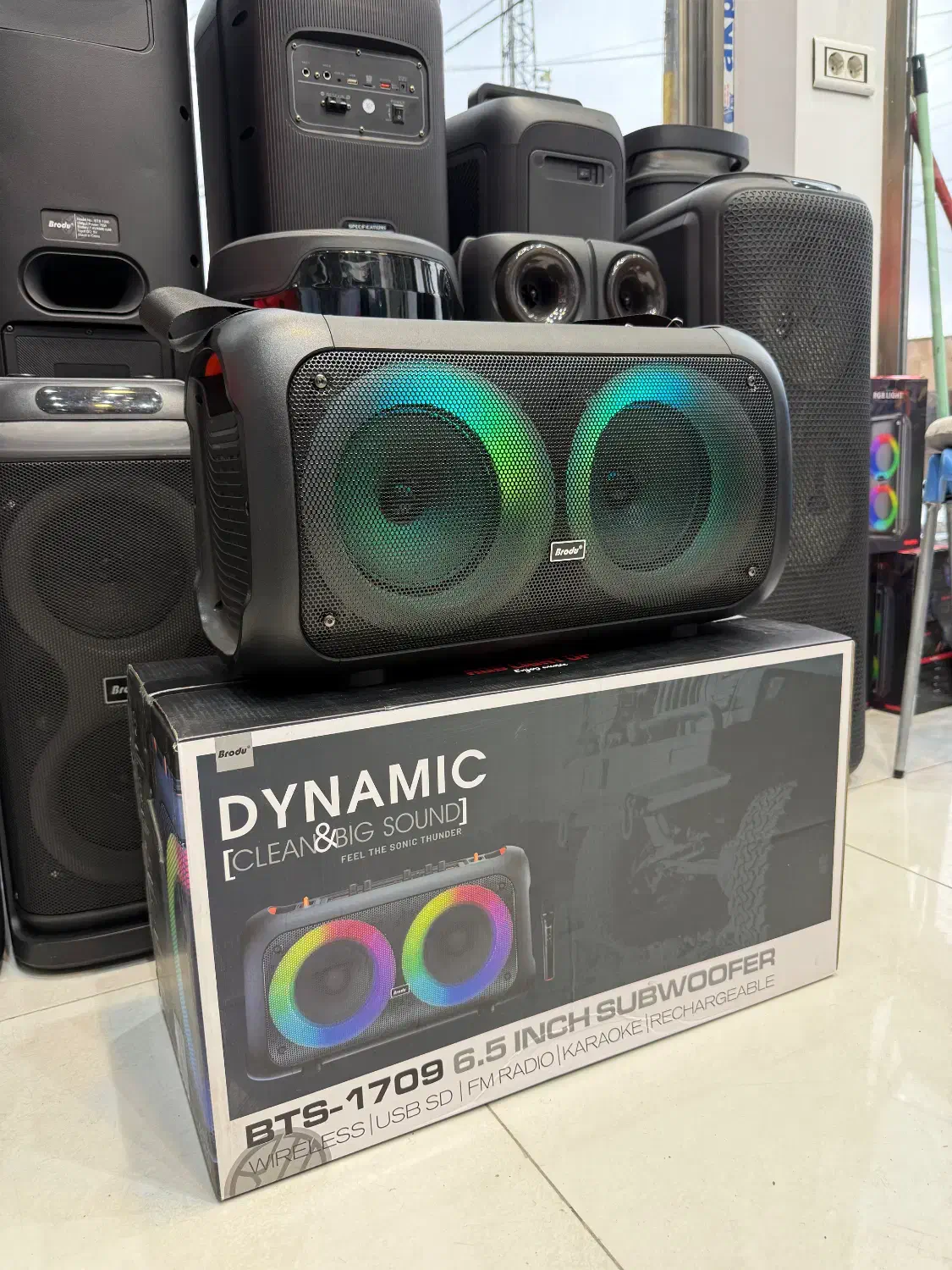 اسپیکر برند برودو میکروفون دار|سیستم صوتی خانگی|بانه, |دیوار