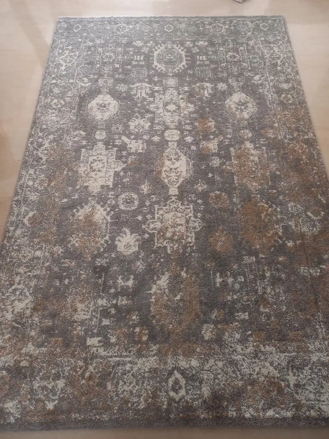 فرش ساوین درجه یک ۴ متری و قالیچه ست نو|فرش|کیش, |دیوار