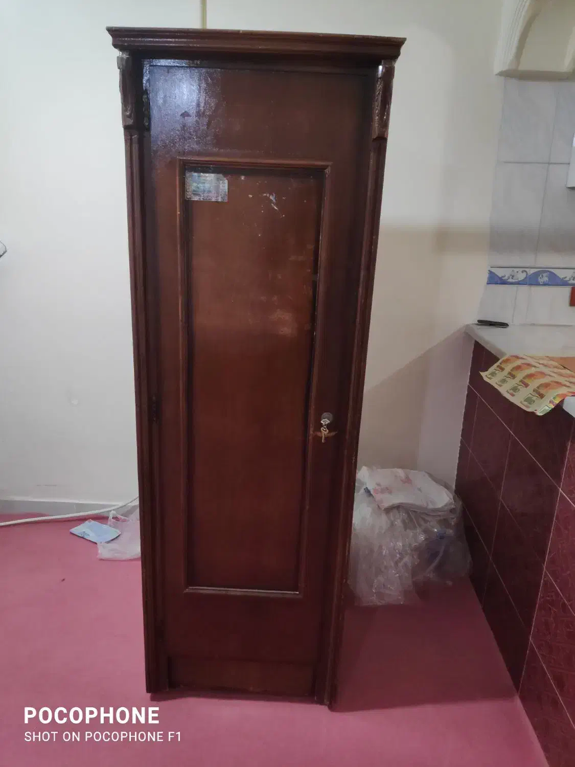 کمد چوبی|جاکفشی، کمد، دراور|اردبیل, |دیوار