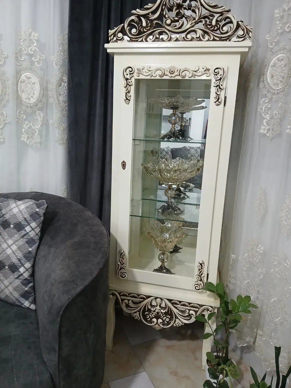 ست بوفه و ساعت ایستاده و میزتلویزیون|بوفه، ویترین، کنسول|محمدشهر, سیدآباد|دیوار