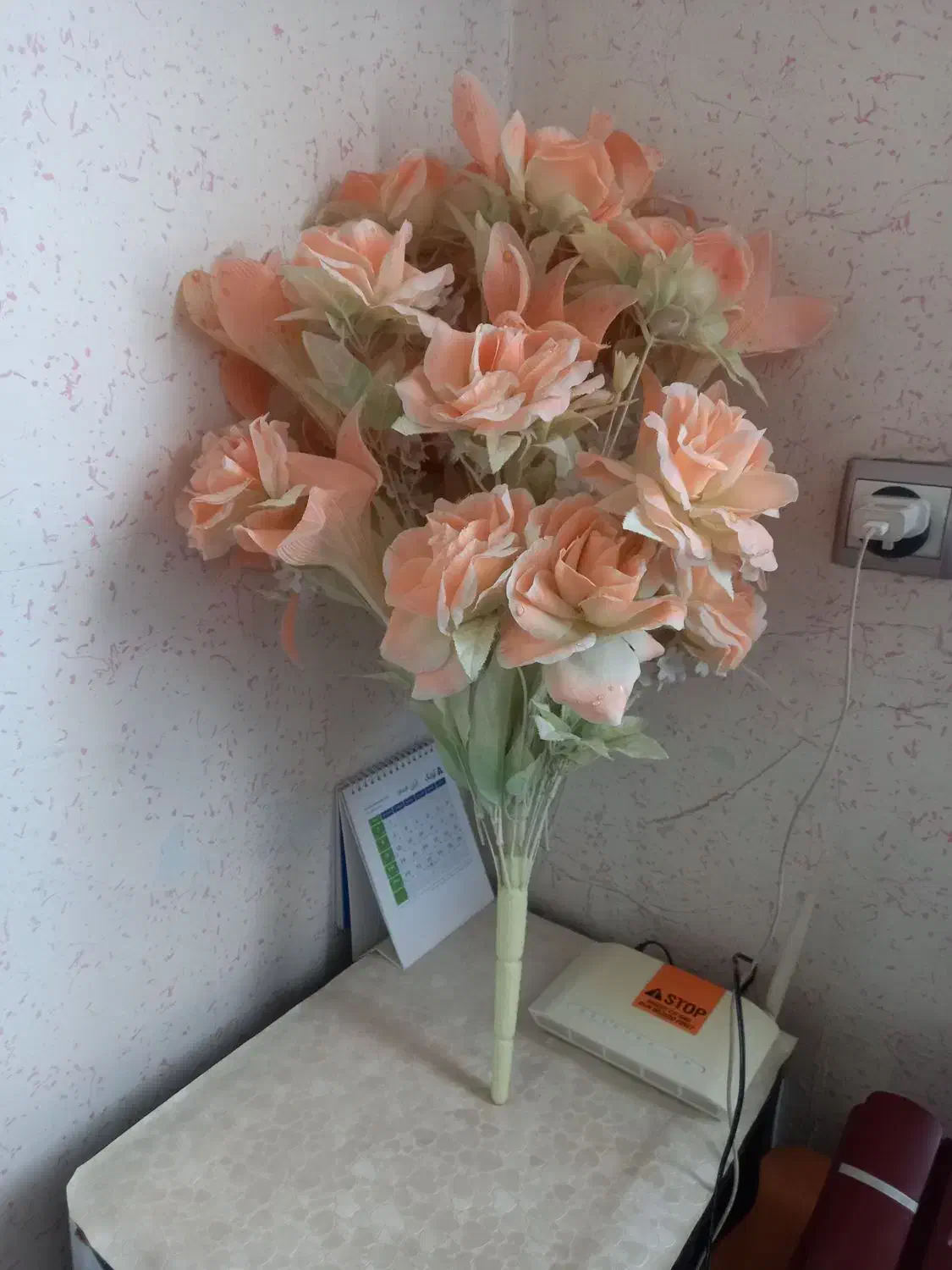 گل مصنوعی جنس خارجی|گل مصنوعی|بروجرد, |دیوار