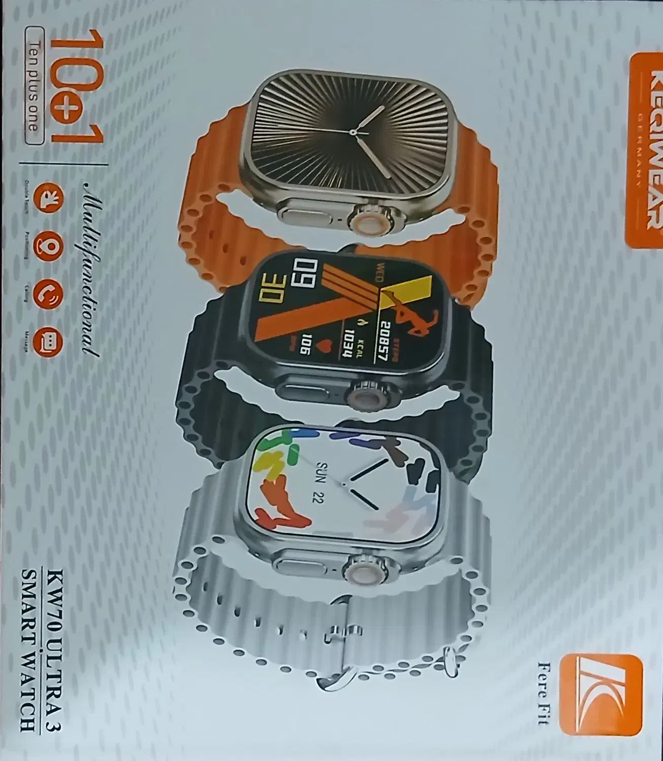 ساعت هوشمند 10بند کاملا نو|ساعت|کوچصفهان, |دیوار