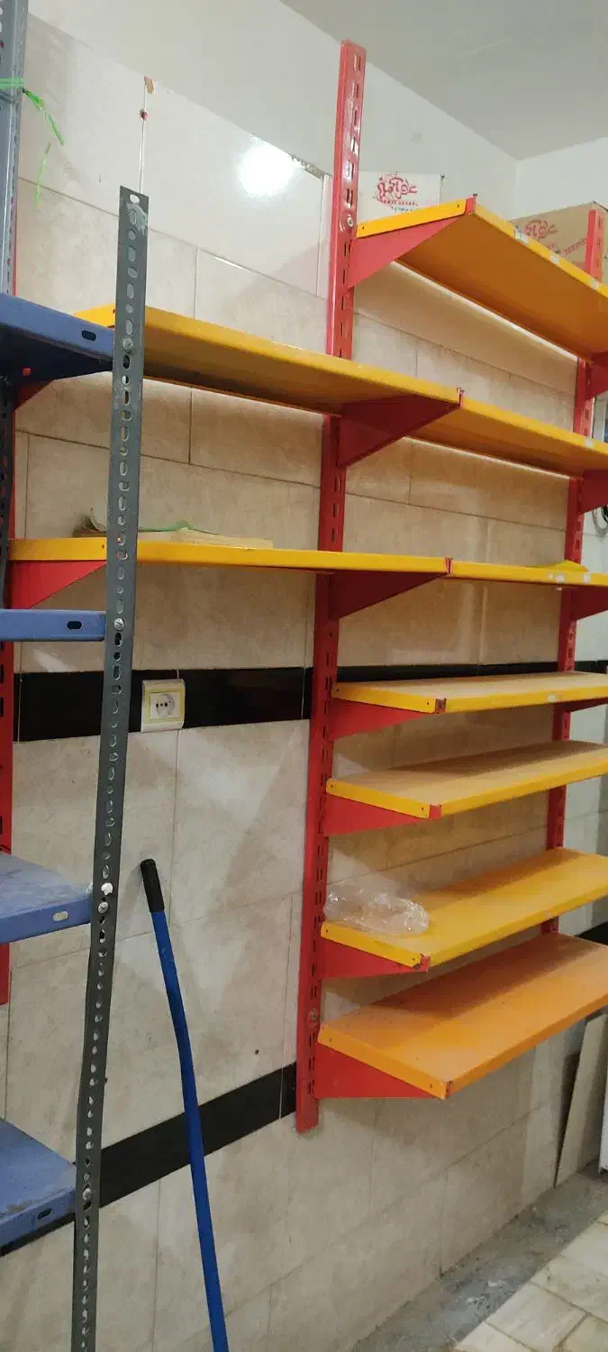 قفسه|کتابخانه، شلف، قفسه‌های دیواری|قم, علی آباد سعدگان|دیوار