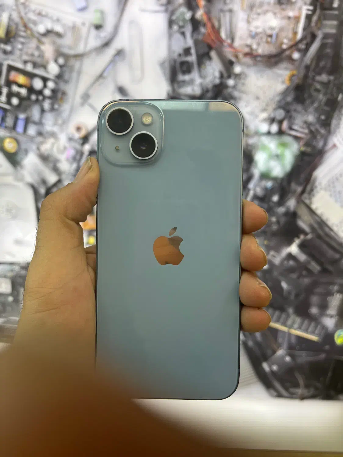 ایفون 14PLUSرنگ ابی 256گیگ پارت نامبر ZDA|موبایل|اصفهان, احمدآباد|دیوار