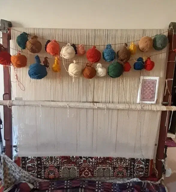 قالی دست بافت|فرش|شهرکرد, |دیوار