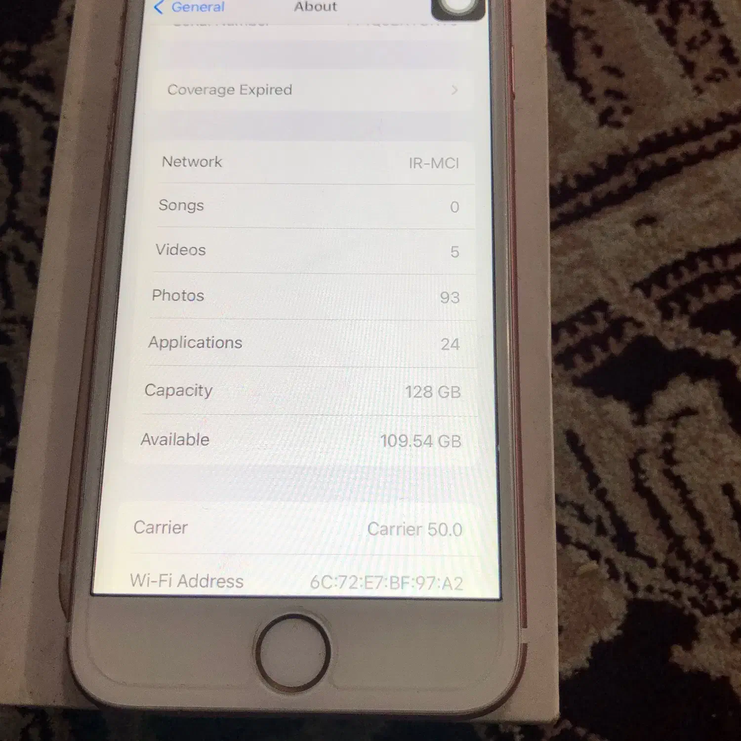 اپل 6sحافظه ۱۲۸|موبایل|ساری, |دیوار