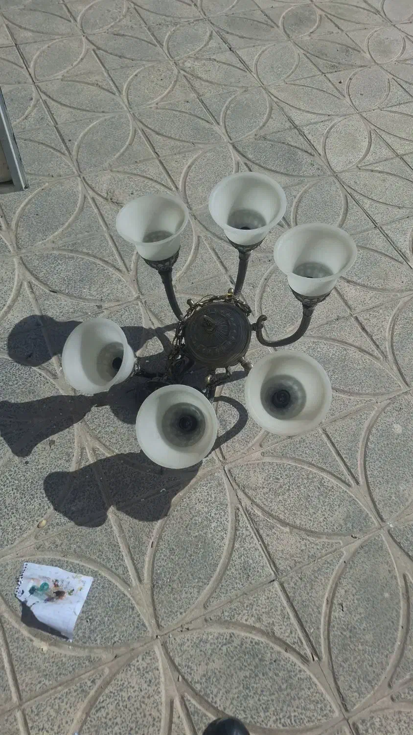 لوسترشش شاخه|لوستر و چراغ آویز|فردیس, قریشی|دیوار