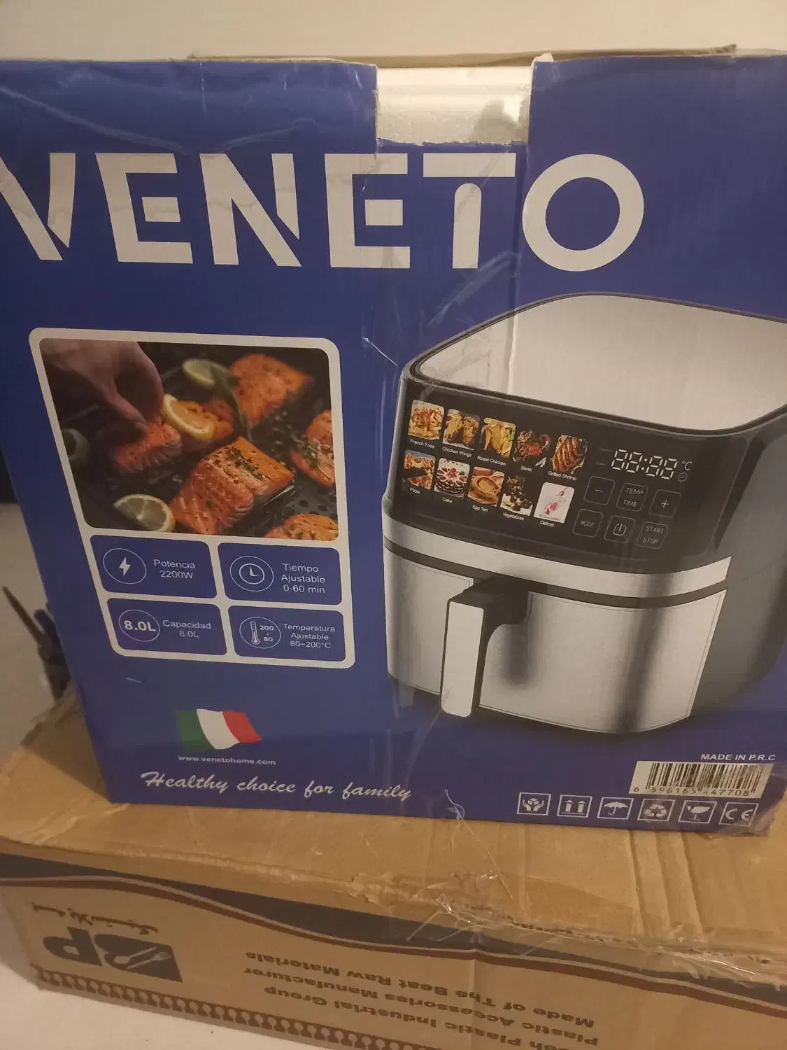 ایر فایر VENETO اکبند سرخ کن بدون روغن|اجاق گاز و لوازم برقی پخت‌وپز|پرند, فاز ۱|دیوار