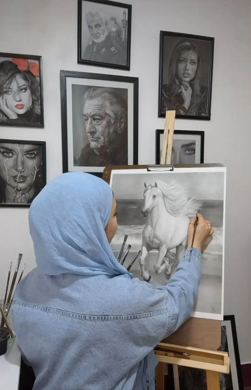 آموزش طراحی و سیاه قلم از صفر تا صد اصولی و تضمینی|خدمات آموزشی|ساوه, |دیوار