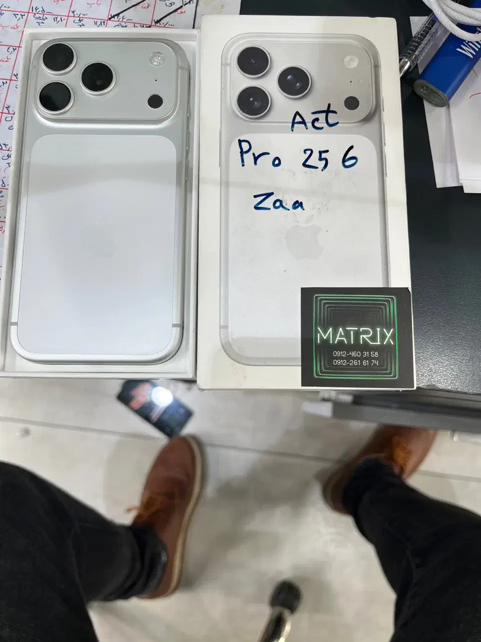 ۱۷ پرو ۲۵۶ zaa ریجستر شده|موبایل|کرج, عظیمیه|دیوار