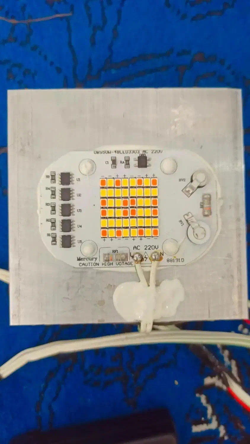پروژکتور ال ای دی 50 وات 220 ولت برای رشد گیاه|لامپ و چراغ|گرگان, |دیوار