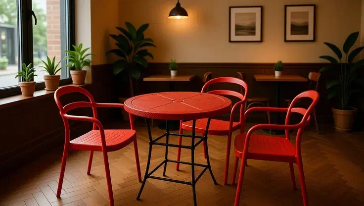 صندلی پلاستیکی طرح لهستانی|میز و صندلی غذاخوری|شوشتر, |دیوار