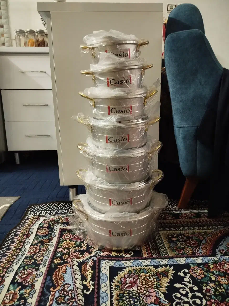 قابلمه۱۴ پارچه|ظروف پخت‌وپز|قم, نیروگاه|دیوار