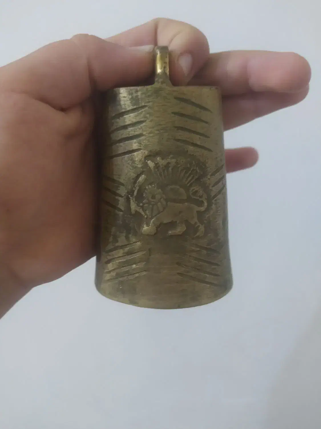 زنگ قدیمی،۸سانت|کلکسیون اشیاء عتیقه|شهرکرد, |دیوار