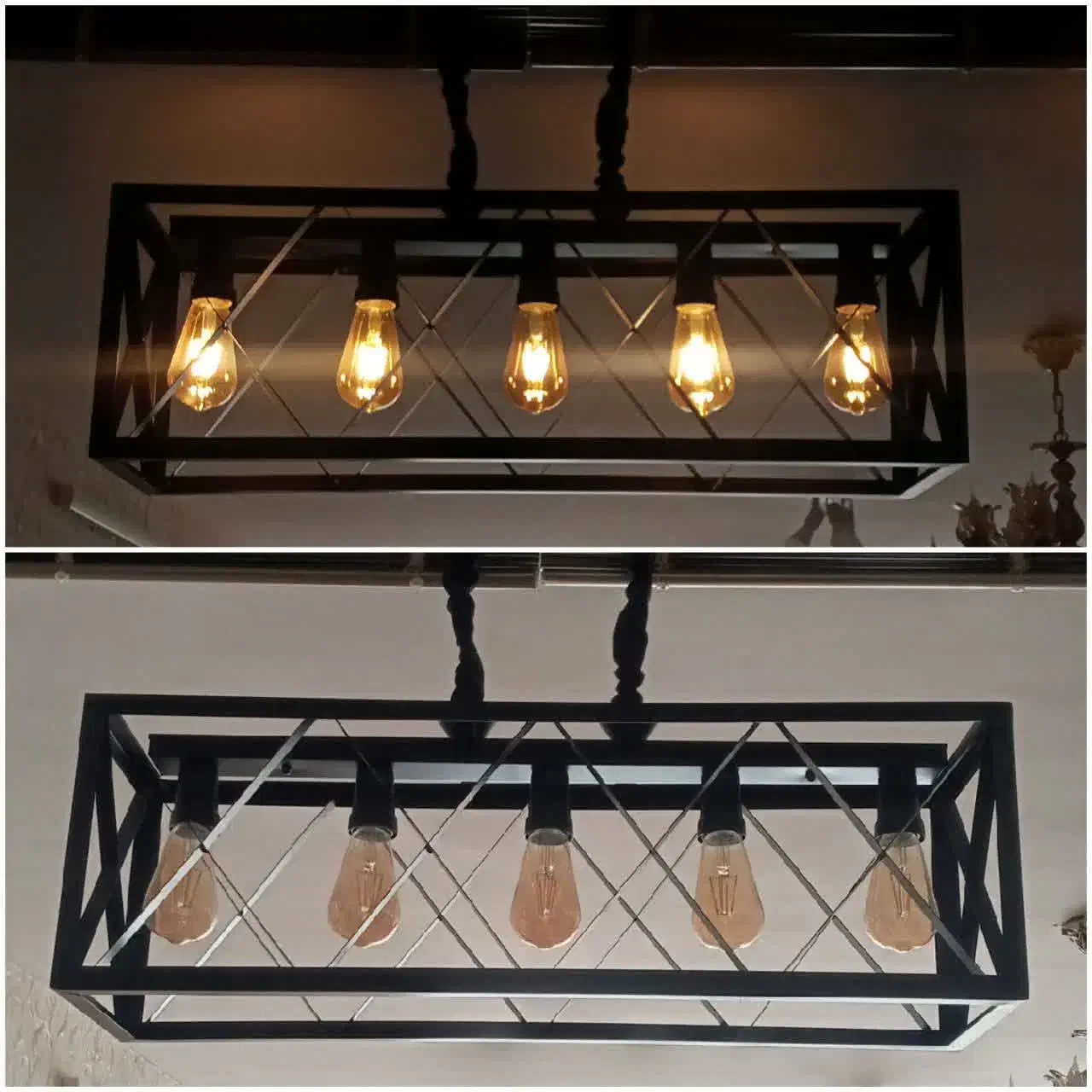 لوستر|لوستر و چراغ آویز|قائن, |دیوار