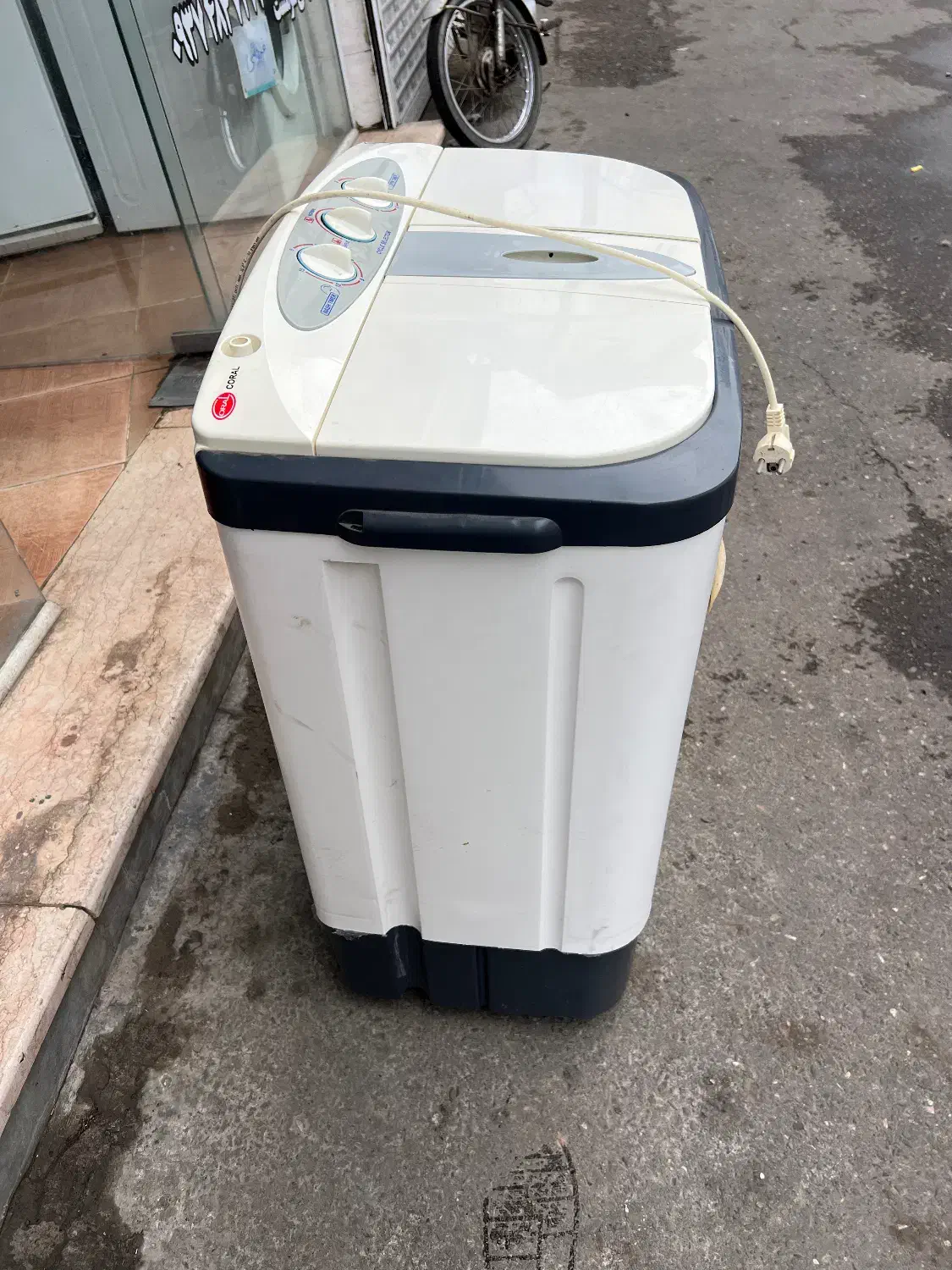 لباسشویی دو قلو|ماشین لباسشویی و خشککن لباس|آستانه اشرفیه, |دیوار