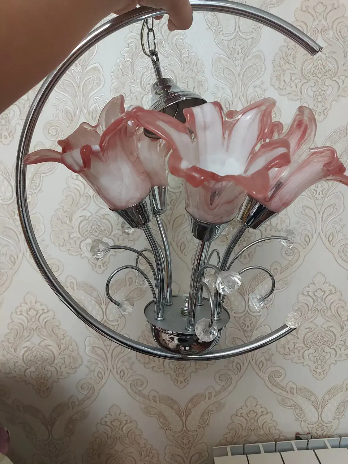 دو عدد لوستر تمیز|لوستر و چراغ آویز|تبریز, |دیوار