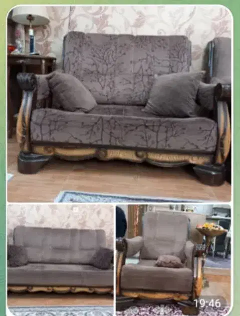 مبل خانگی تمیز|مبلمان خانگی و میز عسلی|میانه, |دیوار