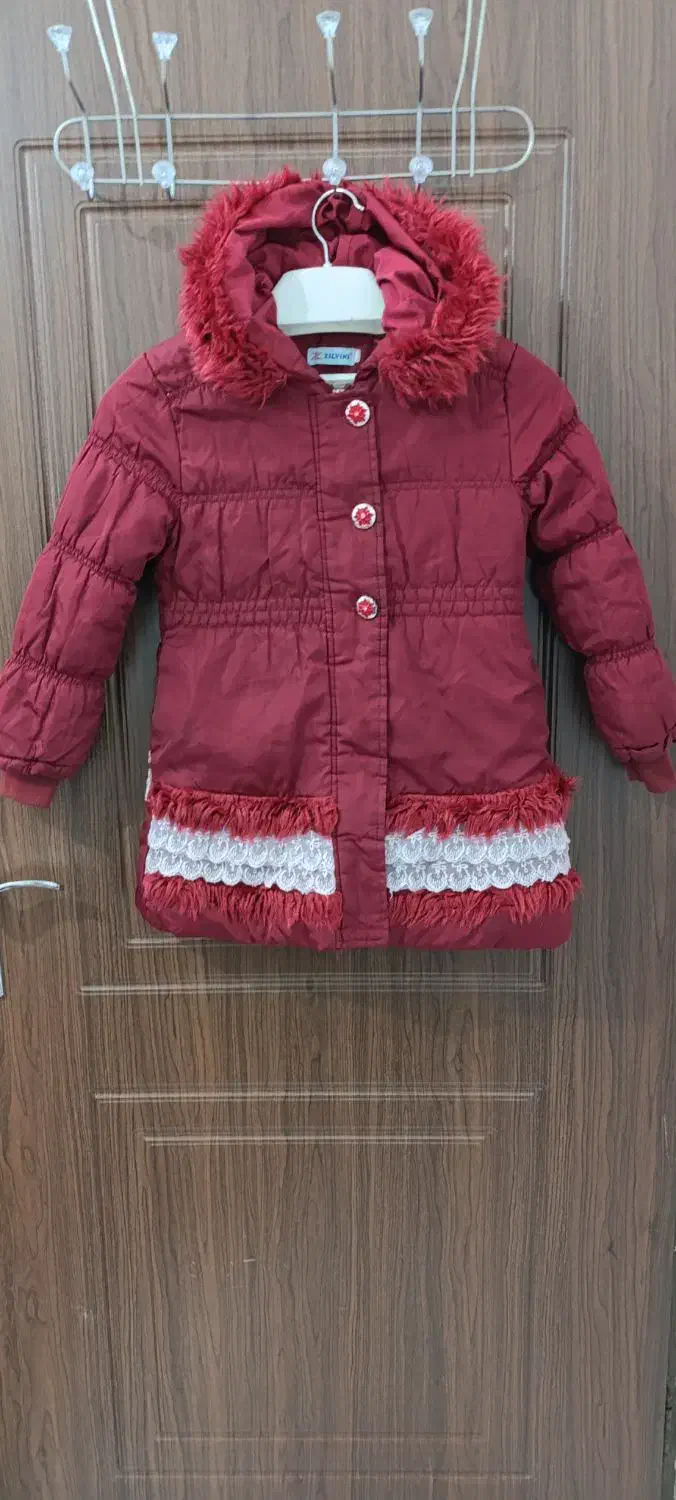 دو عدد کاپشن در حد نو مناسب هشت و ده سال|لباس|شیروان (خراسان), |دیوار