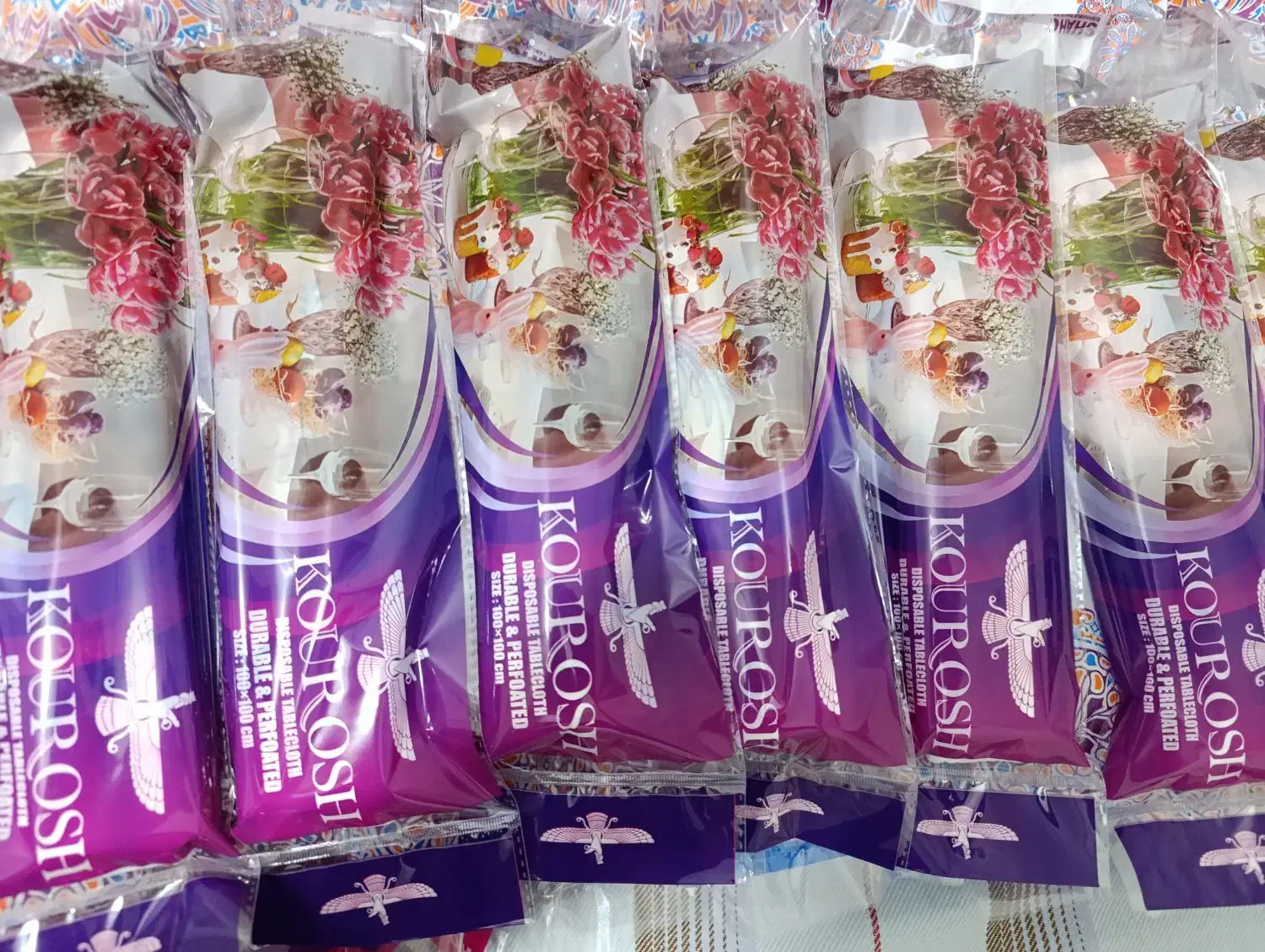 تولیدی سفره یکبار مصرف|سفره، حوله، دستمال آشپزخانه|اهواز, کمپلو جنوبی|دیوار