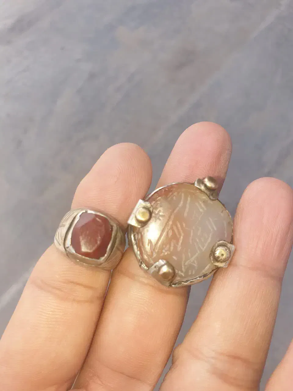 انگشتر خط کمانچه یمن فوق قدیم|جواهرات|اهواز, پردیس|دیوار