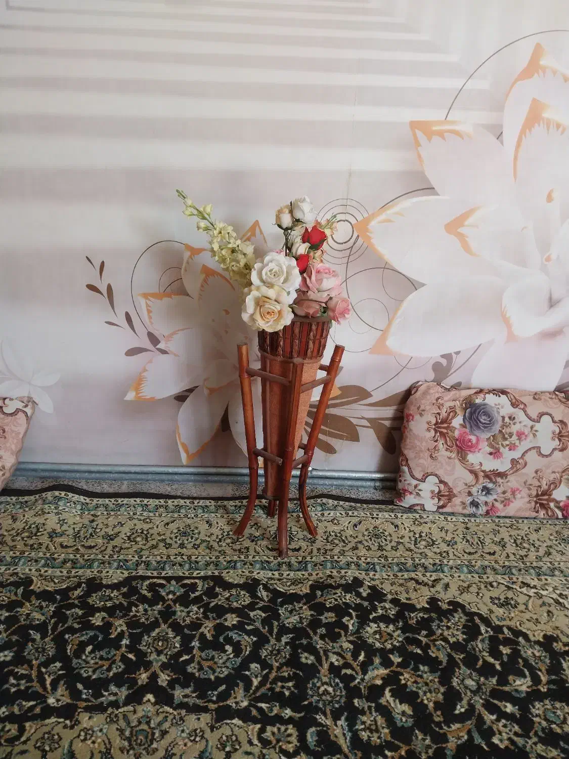 گل مصنوعی باگلدان|گل مصنوعی|خرمآباد, |دیوار