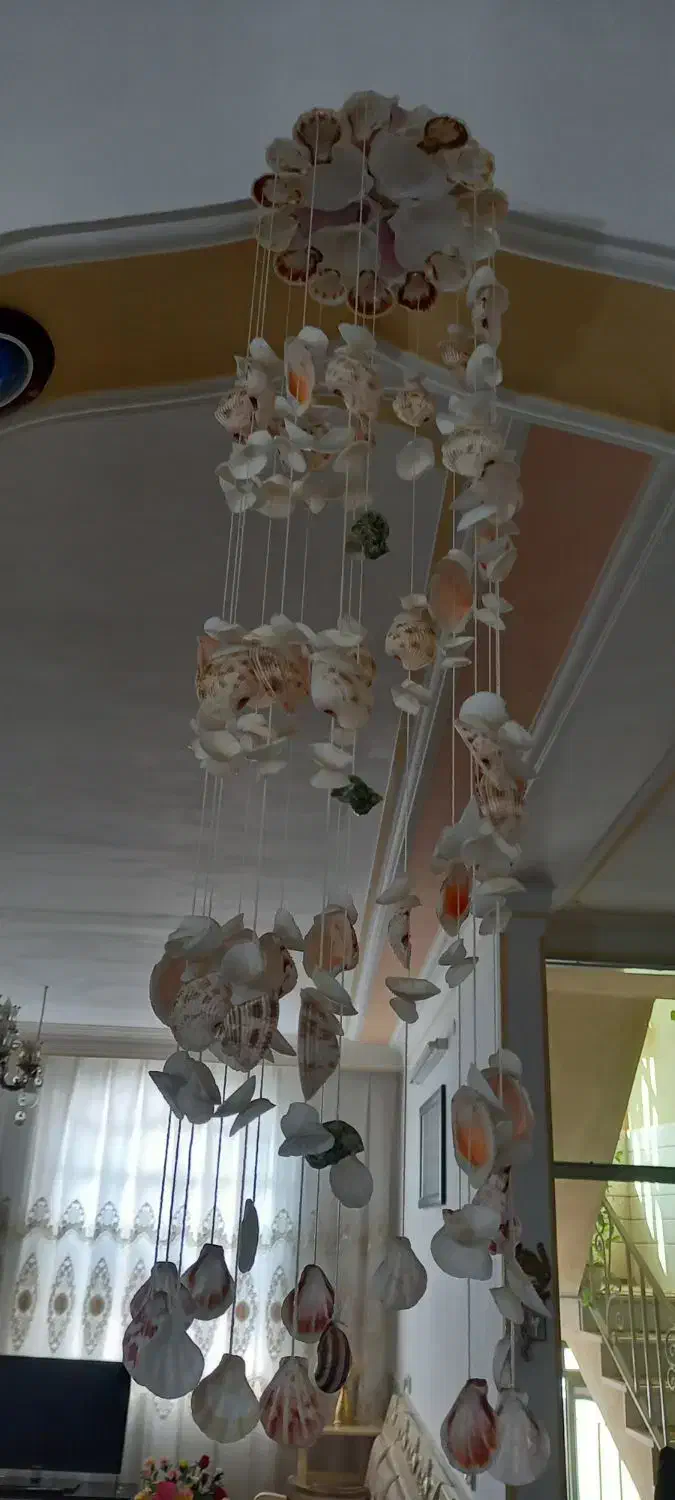 آویز صدف سایز بزرگ .بلند هست|صنایع دستی و سایر لوازم تزئینی|الیگودرز, |دیوار