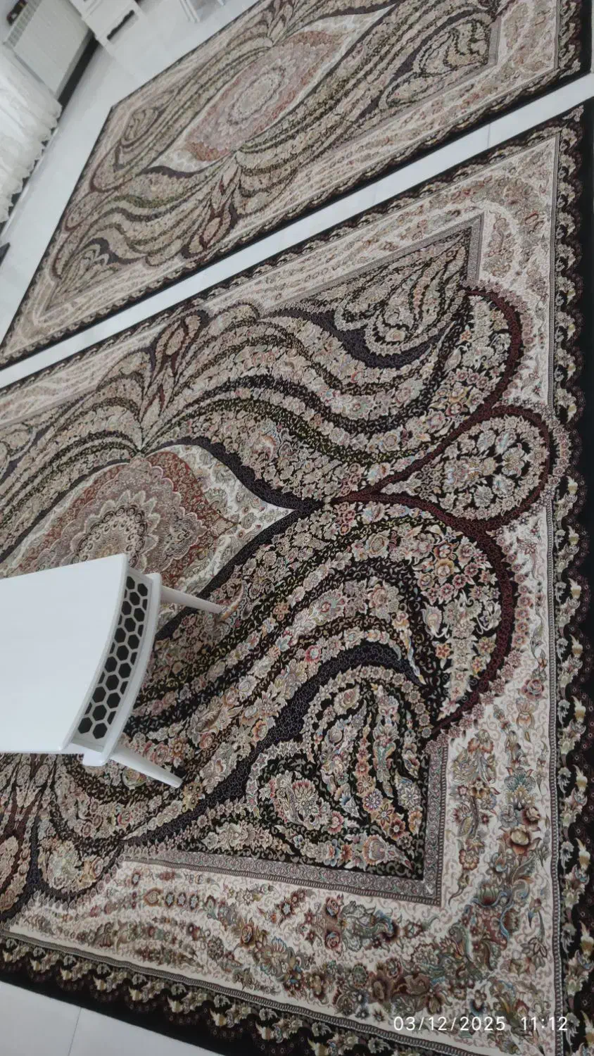 ۲ تخته فرش دوازده متره شونر ۱۰۰۰ شانه مدل شهیاد|فرش|عباس‌آباد, |دیوار