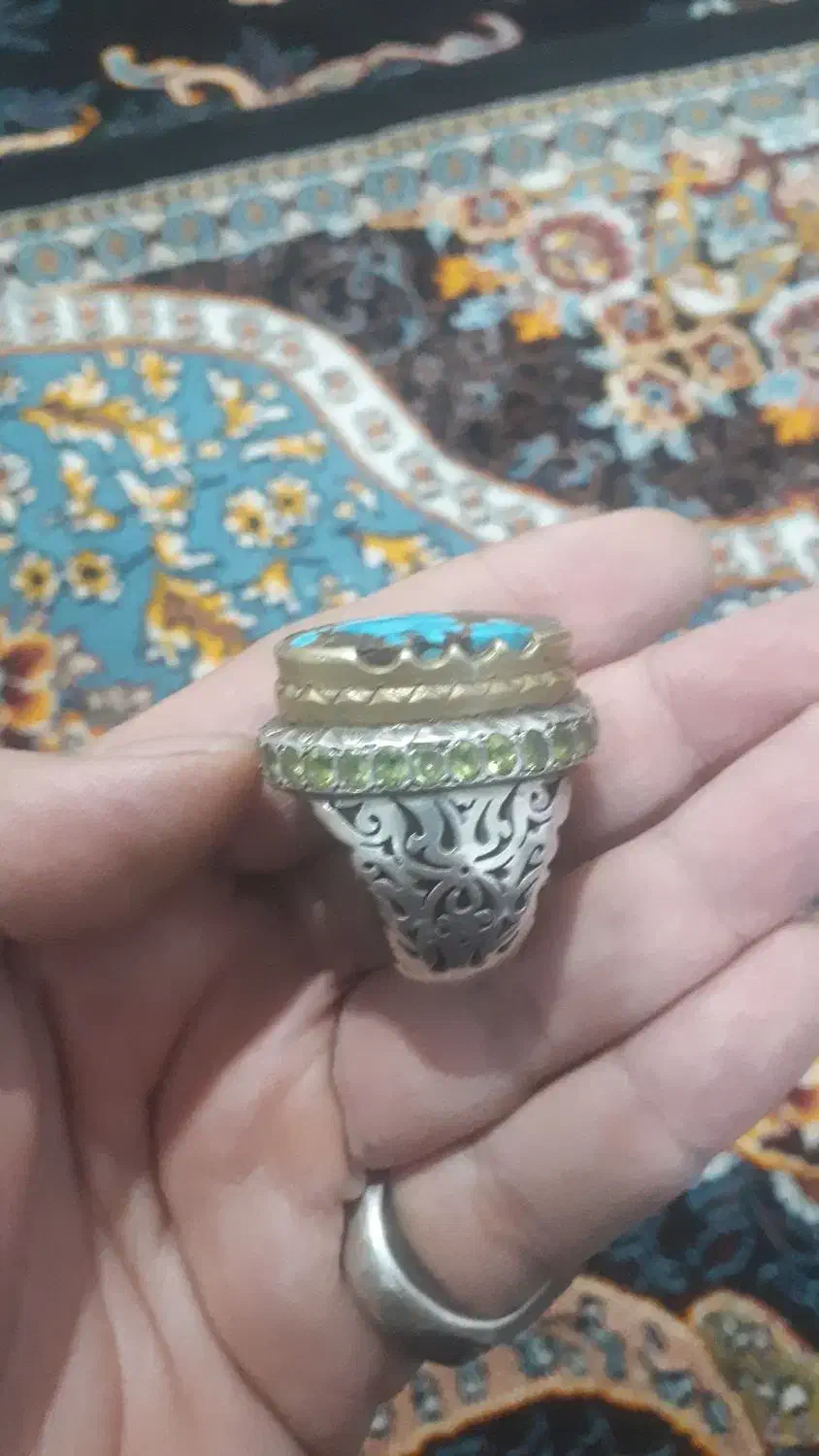 انگشتر فیروزه اصل..|جواهرات|کرمانشاه, |دیوار