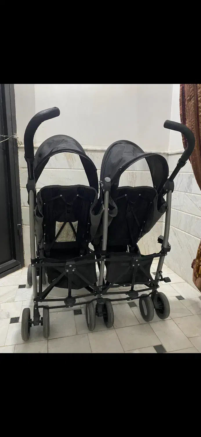 کالسکه دوقلو چیکو|کالسکه و لوازم جانبی|قم, صدوق|دیوار