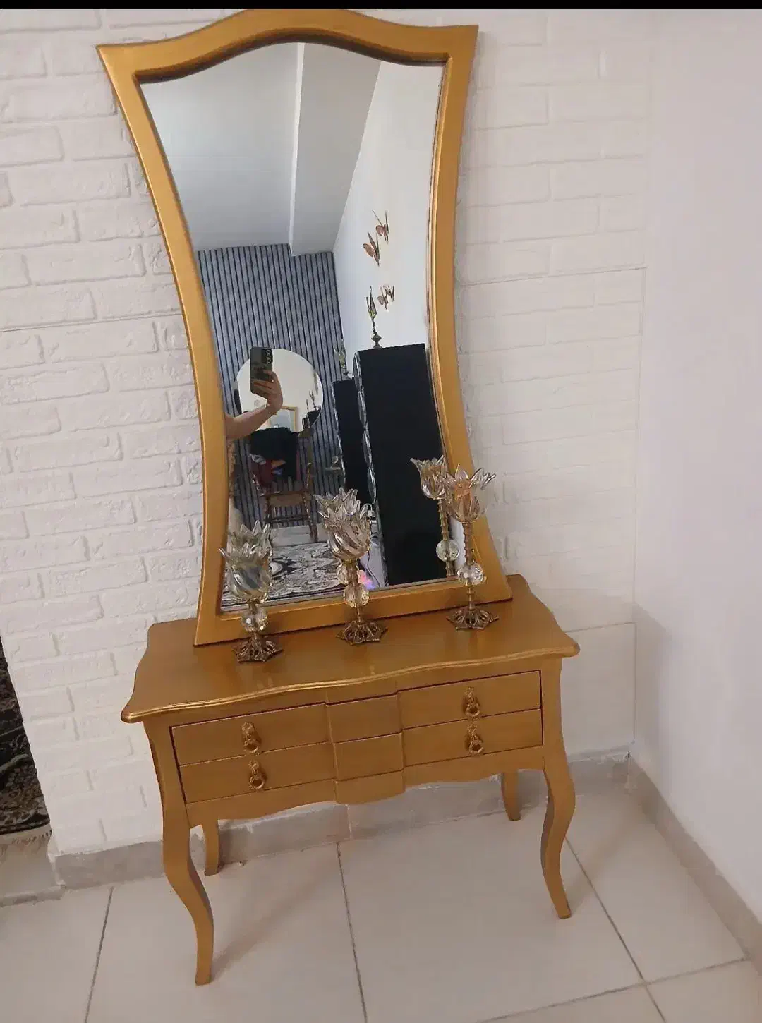 میز و اینه کنسول|بوفه، ویترین، کنسول|گلستان (تهران), |دیوار