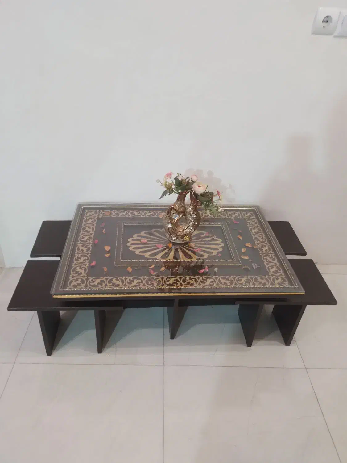 میز جلو مبلی و عسلی|مبلمان خانگی و میز عسلی|قزوین, |دیوار