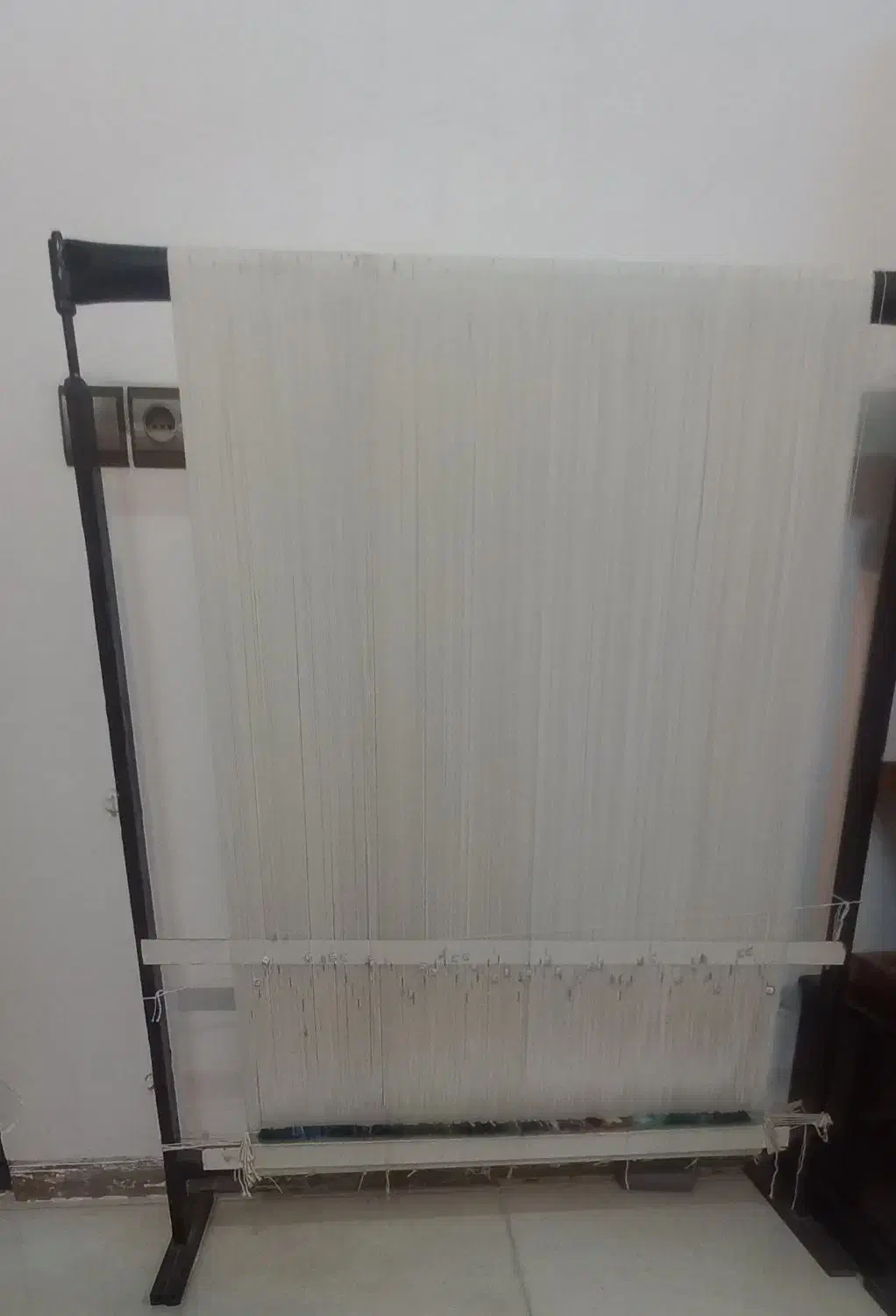 دار تابلوفرش باضافه طرح ونقشه پودباضافه چله کشی|لوازم خیاطی و بافتنی|ماهان, |دیوار