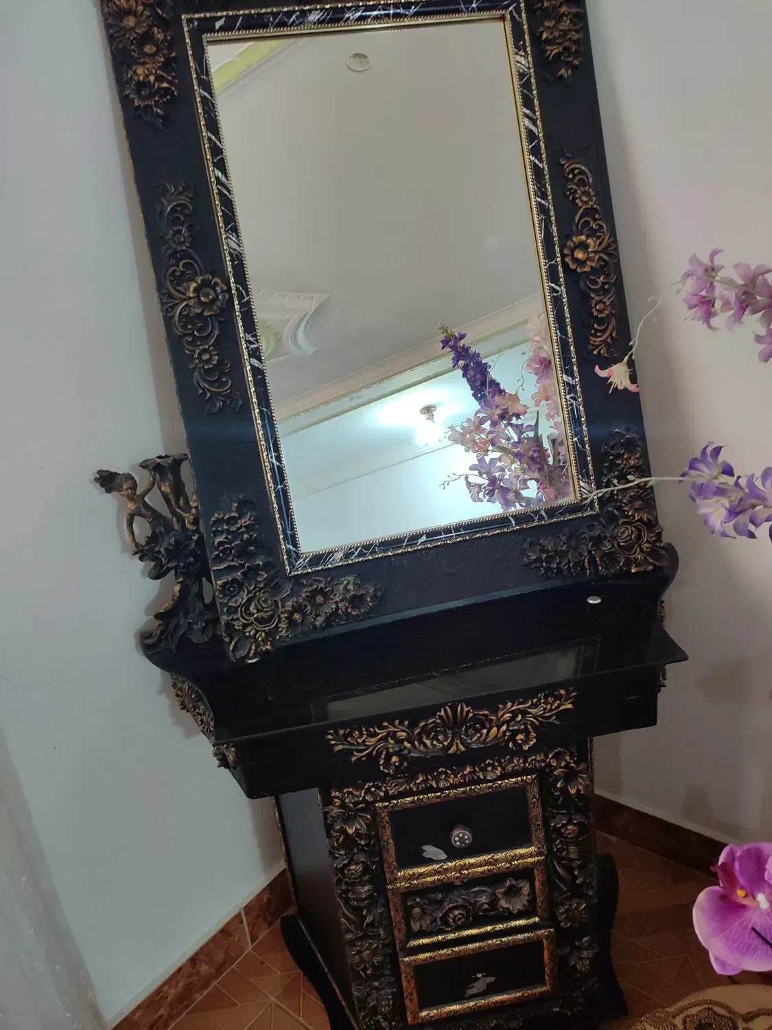 آینه و کنسول|بوفه، ویترین، کنسول|صومعهسرا, |دیوار