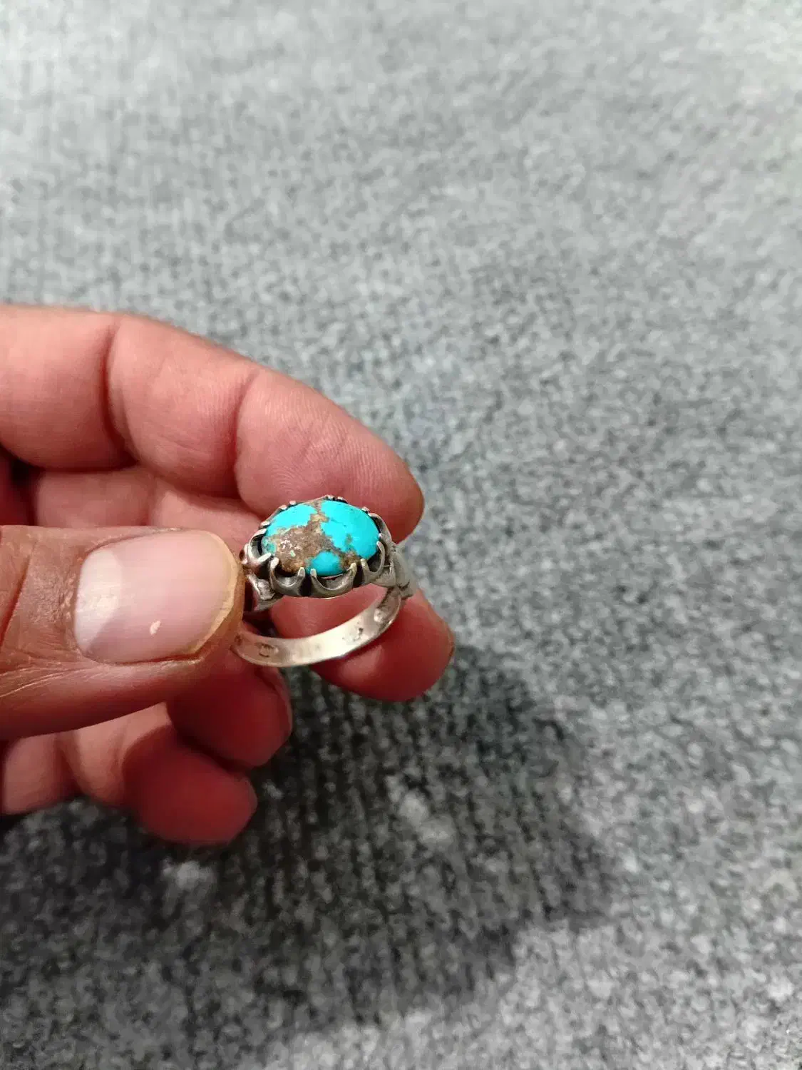 انگشتر فیروزه اصل|جواهرات|قرچک, مهدیه|دیوار