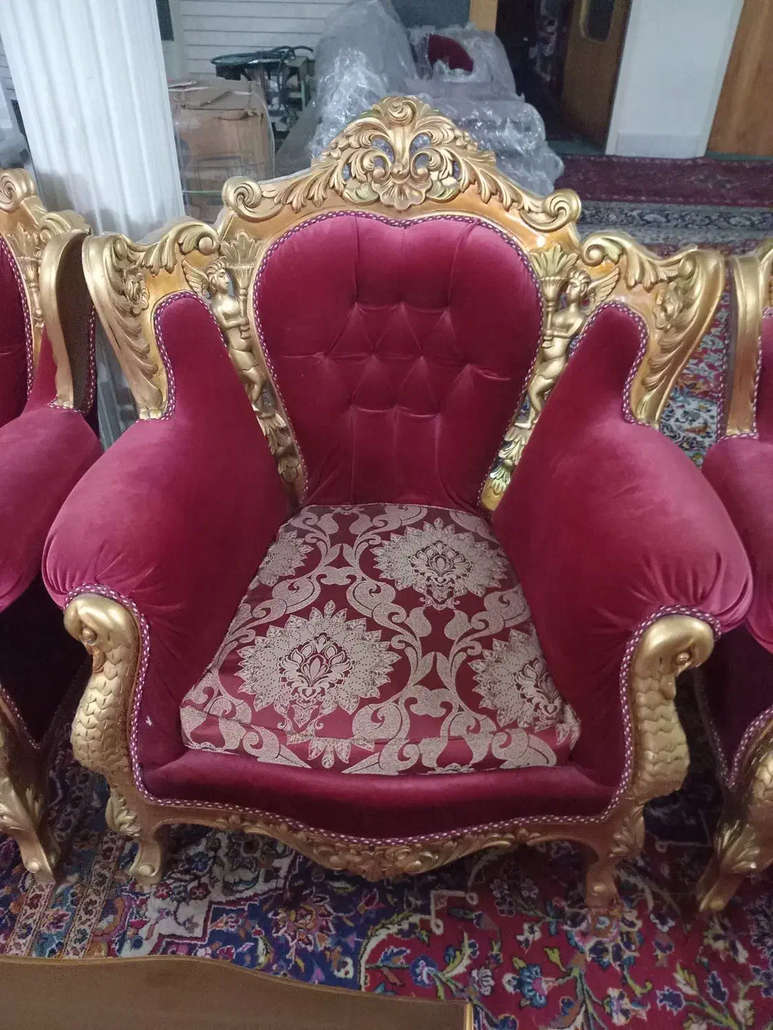 مبلمان۷نفره|مبلمان خانگی و میز عسلی|اصفهان, فروردین|دیوار