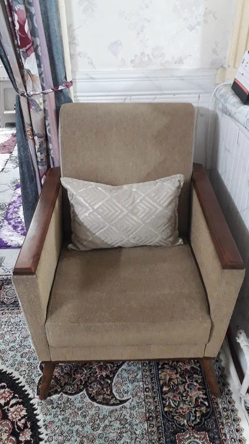 مبل تک نفره|مبلمان خانگی و میز عسلی|ری, ظهیرآباد|دیوار